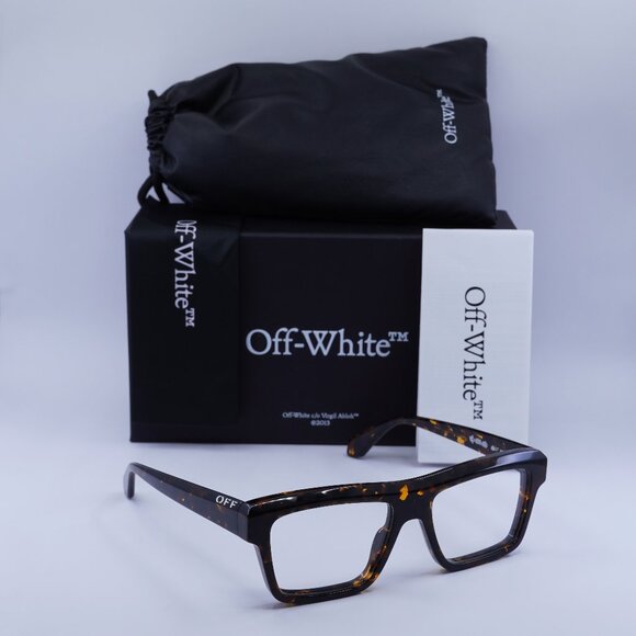 Off-White OERJ07H STYLE 7H 6000 55mm Eyeglasses - Havana - Picture 1 of 8